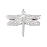 Non-Tarnish 304 Stainless Steel Pendants, Dragonfly Charm, Stainless Steel Color, 12x15x1mm, Hole: 0.7mm(STAS-L022-402P)