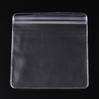 Transparent Plastic Zip Lock Bags, Self Seal Bags, Square, Clear, 10.9x10.9x0.15cm