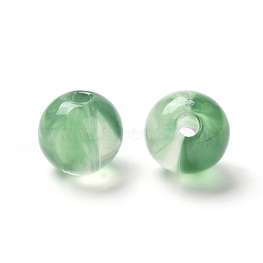 Imitation Jade Acrylic Beads(MACR-G066-01E)-2