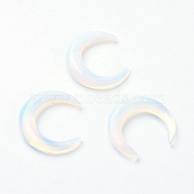 30mm Moon Opalite Beads