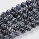 Natural Snowflake Obsidian Beads Strands(G-G515-10mm-01)-1