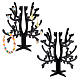 непрозрачные акриловые подставки для сережек на дереве(ODIS-WH0025-117)-1