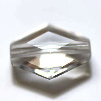 Imitation Austrian Crystal Beads, Grade AAA, Faceted, Bicone, Clear, 14x12x6mm, Hole: 0.9~1mm