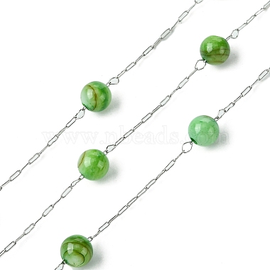 Green 304 Stainless Steel Link Chains Chain