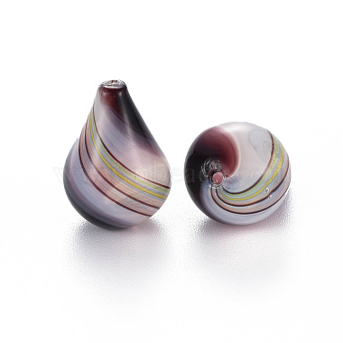 Perles de globe en verre soufflé à la main transparent(X-GLAA-T012-03)-2