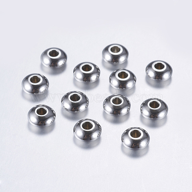 Stainless Steel Color Rondelle Stainless Steel Spacer Beads