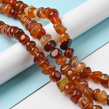 Natural Agate Beads Strands(G-C039-F02)-2