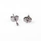 Tarnish Resistant 304 Stainless Steel Ball Stud Earrings(EJEW-2224-2mm-P)-1