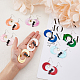 9 Sets 9 Colors Moon & Star & Cat Resin Asymmetrical Earrings(EJEW-FI0002-35)-3