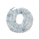 Natural Aquamarine Beads Strands(G-B074-A01-02)-3