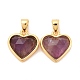 Natural Amethyst Charms(X-G-E538-02G-03)-2