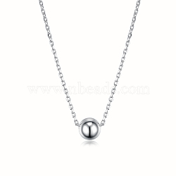 Fashionable S925 Silver Gold Bead Necklace, Stretchable, Layerable, Versatile Collarbone Chain(XX9369-1)