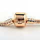Laiton européen bracelets de style pour la fabrication de bijoux(KK-R031-03)-2
