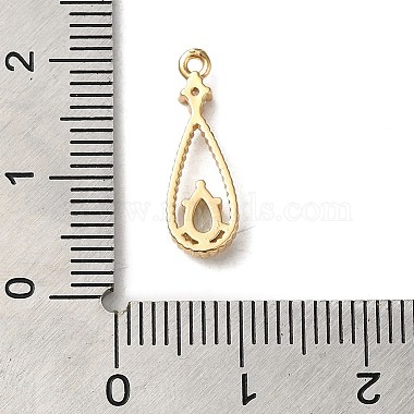 micro cuivres ouvrent pendentifs de zircons(KK-F865-18G)-3