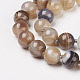 Natural Dyed Agate Beads Necklaces(NJEW-F139-6mm-15)-2