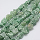 Raw Rough Natural Green Aventurine Bead Strands(G-F403-03)-1