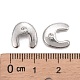 Alphabet Slide-On Charms für Armband Armband machen(ALRI-O012-U-NR)-3