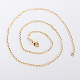 304 Stainless Steel Chain Necklaces(MAK-N016-11G)-2