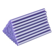 Plastic Glue Gun Sticks, Sealing Wax Sticks, Hot Melt Glue Adhesive Sticks for Vintage Wax Seal Stamp, Violet, 10x0.7cm(DIY-C044-01E)