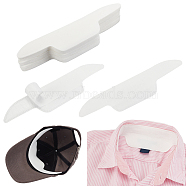 PVC Disposable Neck Collar Sweat Pads, Collar Shirt Protector, Absorbent Collar Liners Pads, White, 290x67x0.8mm, 10pcs/bag(FIND-WH0139-260)