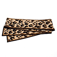 Silk Scarves Decorate, Scarf Necklaces, Leopard Print Pattern, Moccasin, 1150x70x0.5mm(AJEW-TAC0028-05I)