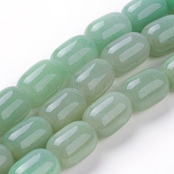Natural Green Aventurine Beads Strands, Oval, 18x13mm, Hole: 1.5mm, about 22pcs/strand, 15.5 inch(39.5cm)(G-G731-22-18x13mm)