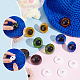 Elite 30Pcs 5 Colors Craft Plastic Doll Eyes(DOLL-PH0001-49)-4