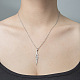 201 Stainless Steel Hollow Lightning Bolt Pendant Necklace(NJEW-OY001-80)-2