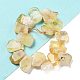 Natural Citrine Beads Strands(G-P528-K07-01)-2