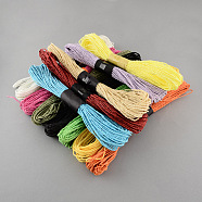 Mixed Color Twisted Paper Cord, For Paper Craft, Mixed Color, 1.5mm, about 656.16 yards(600m)/bag(DIY-S003-03-50m)