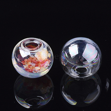 Bouteilles rondes de boule de globe en verre soufflé à la main(X-BLOW-R002-25mm-AB)-2