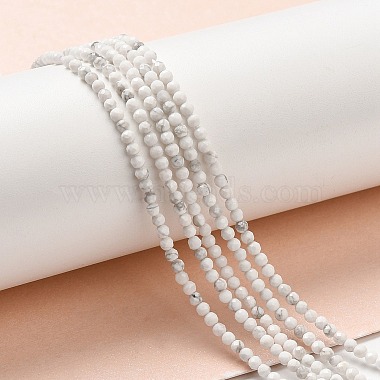 howlite naturelles brins de perles(G-E608-A01-A)-5