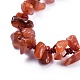 Bracelets de perles de cornaline naturelle réglables tressés(BJEW-JB04392-05)-2