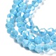 Opaque Solid Color Electroplate Glass Beads Strands(GLAA-F029-P4mm-A12)-3