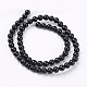 Natural Black Onyx Beads Strands(G-H1567-6MM)-2