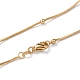 Brass Snake Chain Necklaces(X-NJEW-I247-05G)-3