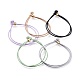 Bracelets cordon coréen unisexe en polyester ciré(BJEW-JB04597)-1