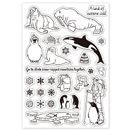 PVC Plastic Stamps, for DIY Scrapbooking, Photo Album Decorative, Cards Making, Stamp Sheets, Animal Pattern, 16x11x0.3cm(DIY-WH0167-56-158)