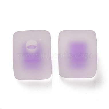 Frosted Acrylic European Beads(OACR-G012-14H)-2