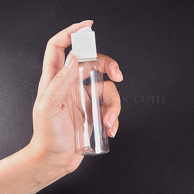 ペットプラスチックのプレスキャップ透明なボトル(MRMJ-WH0035-02E)-5