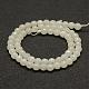 Faceted Natural White Jade Beads Strands(G-F448-6mm)-2