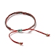 Polyester Braided Bracelet with CCB Plastic Beads(BJEW-A099-05)-4