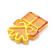 cabochons décodés biscuits imitation plastique & résine opaque de Noël(RESI-K019-54D)-3