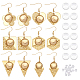 6 Pairs 6 Styles Blank Glass Dome Dangle Earrings(EJEW-AB00003)-1