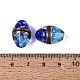 Luminous Handmade Gold Sand Lampwork Beads(FOIL-N035-01A)-4