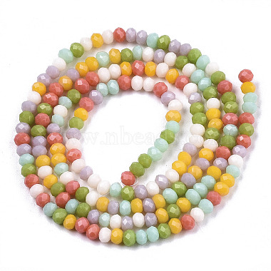 Chapelets de perles en verre opaques(X-GLAA-N041-005B-01)-2