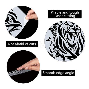 PET Plastic Drawing Painting Stencils Templates(DIY-WH0244-092)-3