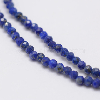 Chapelets de perles en lapis-lazuli naturel(G-E351-09)-3