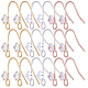 36Pcs 3 Colors Brass Micro Pave Clear Cubic Zirconia Earring Hooks(KK-SC0003-50)-1