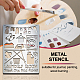 металлические трафареты из нержавеющей стали на заказ(DIY-WH0289-059)-4